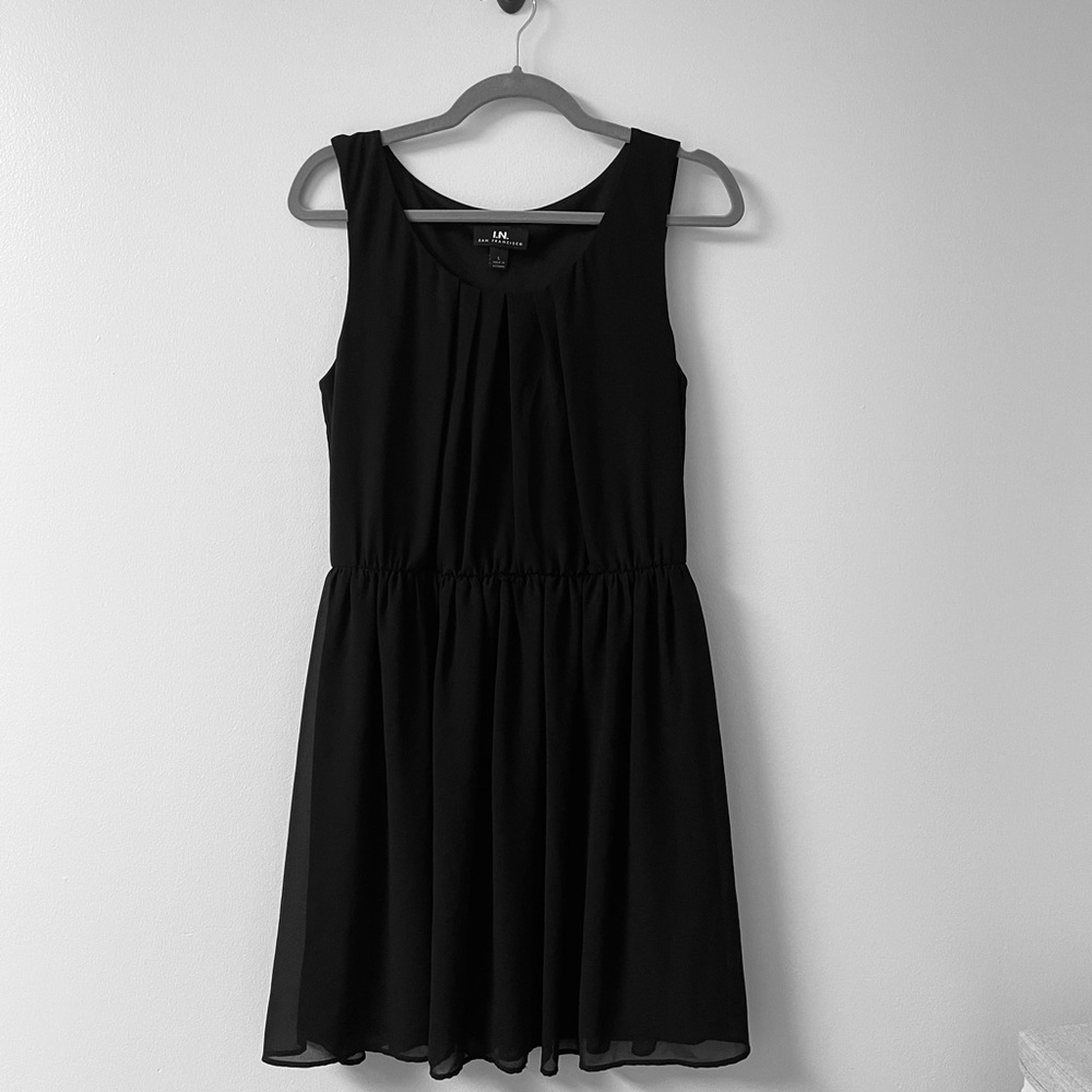 I.N. San Francisco Short Black Dress